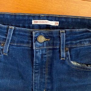 High Rise Skinny Jeans (Levi's)